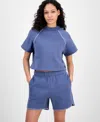Ugg Women's Short-sleeve Crewneck Sweatshirt In Desert Blue