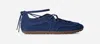 Ugg ® Women's Quill Ballet Sneaker Sheepskin Shoes In High-voltage Blue