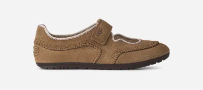 Ugg ® Women's Quill Mary Jane Sheepskin In Light Bronze In Brown
