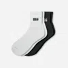 Ugg (r) Quinlin Assorted 2-pack Logo Quarter Socks In Multi