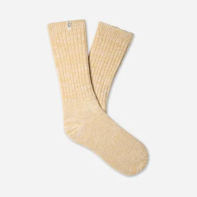 Ugg ® Women's Rib Knit Slouchy Crew Sock Polyester Blend/recycled Materials In Millet