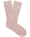 Ugg Women's Rib-knit Slouchy Crew Socks In Dusk