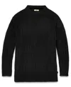 Ugg Women's Riz Ribbed Long-sleeve Knit Sleep Top In Black
