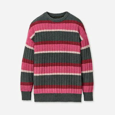 Ugg ® Women's Riz Top Rib Cozy Knit Tops In Arugula Stripe