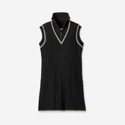Ugg ® Women's Rylynn Quarter-zip Dress Tops In Black