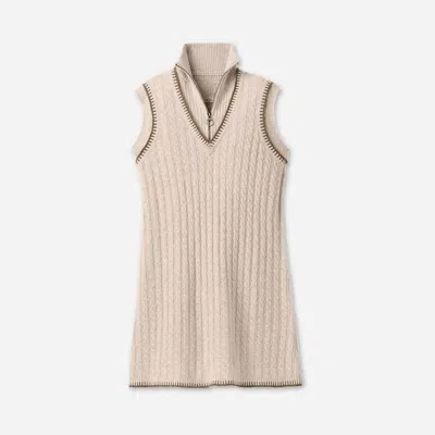 Ugg ® Women's Rylynn Quarter-zip Dress Tops In Oatmeal Heather