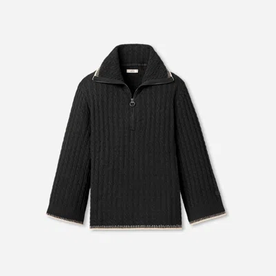 Ugg ® Women's Rylynn Quarter-zip Sweater Tops In Black