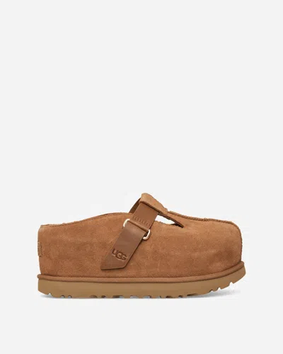 Ugg Women S Goldenstar Hi Clogs Chestnut In Brown