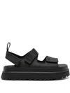 Ugg Goldenglow Black Sandal In Nero