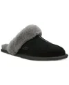 Ugg Scuffette Ii Black Suede Slippers In Multi