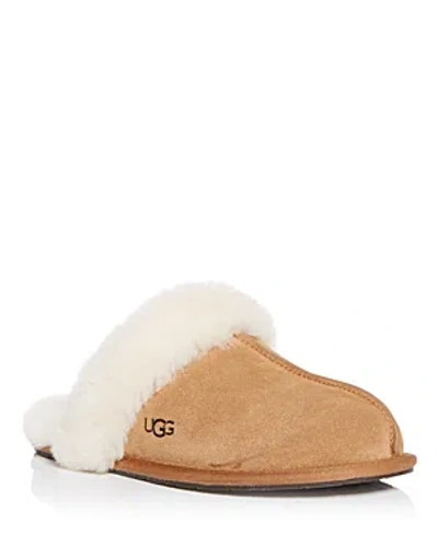 Ugg Women's Scuffette Shearling Mule Slippers In Chestnut