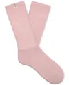 Ugg Shealy Cozy Crew Socks In Ashen Rose