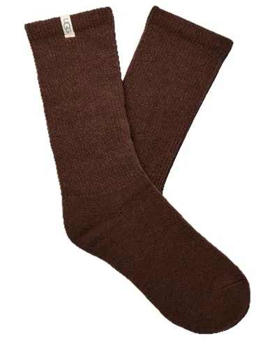 Ugg Women's Shealy Cozy Crew Socks In Brown