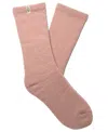 Ugg Shealy Cozy Crew Socks In Pink