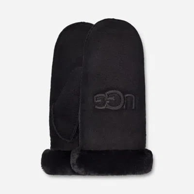 Ugg ® Women's Sheepskin Embroider Mitten In Black
