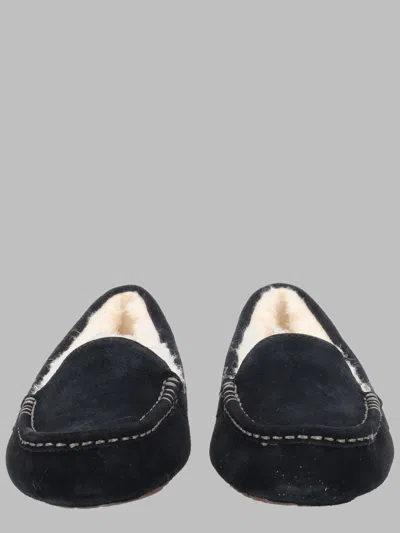 Ugg Women's Sheepskin-trim Loafers In Black