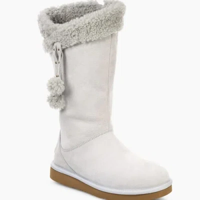 Pre-owned Ugg Women's Size 7 Plumdale Cuff Tall Boot Grv Gray