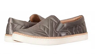 Ugg Women's Soleda Quilted Sneaker In Grey In Gray