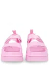 Ugg Sandals Open Toe Platform Sole Pull Tab In Blue