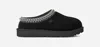 Ugg Tazz Platform Suede Braid Mules In Black