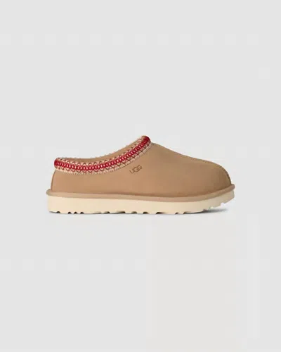 Ugg Women's Tasman Ii Slipper In Sand /dark Cherry In Multi