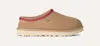 Ugg Tasman Suede Slippers With Shearling Lining In Brown