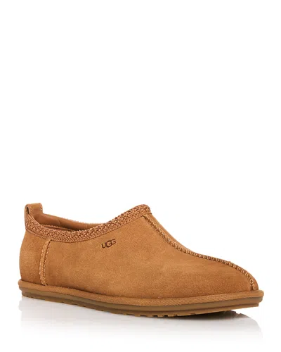 Ugg Women's Tasman Leather Deconstructed Clogs In Brown