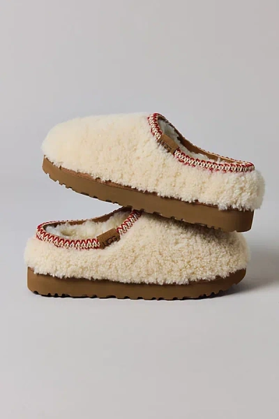 Ugg Women's Tasman Maxi Curly Slipper In Natural, Women's At Urban Outfitters In Brown