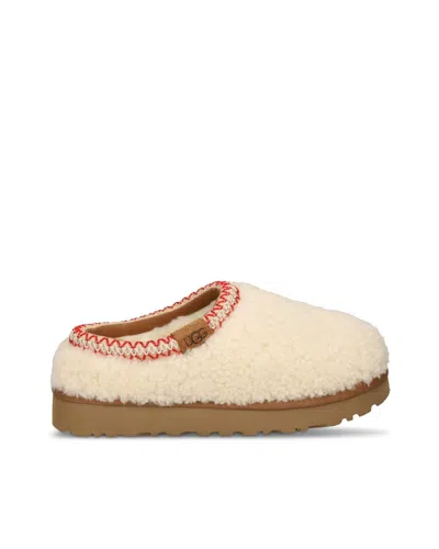 UGG WOMEN'S TASMAN MAXI SLIDE IN CURLY NATURAL
