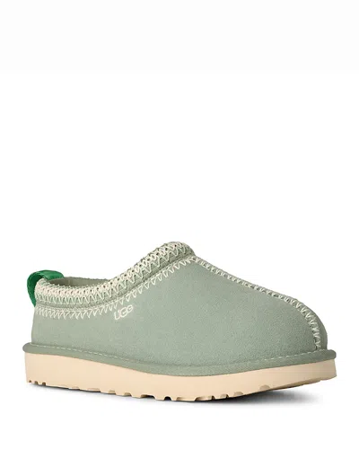 Ugg Women's Tasman Meadow Suede Evolution Clog Slippers In Green