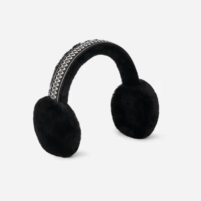 Ugg ® Women's Tasman Sheepskin Earmuff In Black Ii