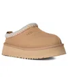 Ugg Tazz Round Toe Flat Sole Slippers In Brown