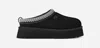 Ugg Tazz Platform Suede Braid Mules In Black