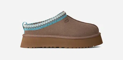 Ugg ® Women's Tazz Ii Sheepskin Slippers In Caribou/sapphire Ice In Brown