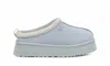 Ugg Tazz Braid-edge Suede Flatform Mules