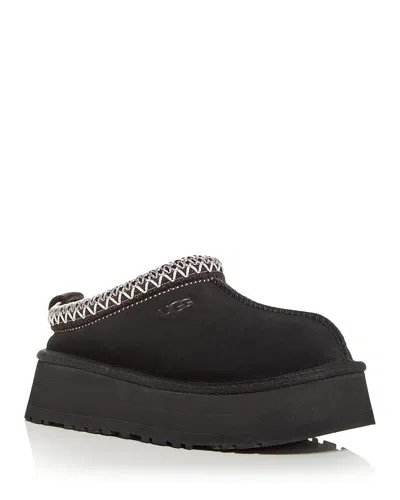 Ugg Tazz Ii Suede Platform Mules In Black