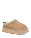 Ugg Tazz Platform Mules Knit Collar In Sand