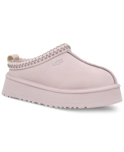 Ugg 44mm Tazz Shearling Platform Loafers In Pink