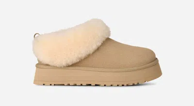 Ugg ® Women's Tazzelle Sheepskin Slippers In Mustard Seed In Brown