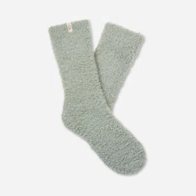 Ugg ® Women's Teddi Cozy Crew Polyester Blend/recycled Materials In Vinito
