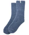 Ugg Teddy Cozy Crew Socks In Blue