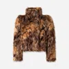 Ugg Tesie Toggle Jacket Burnt Cedar Multi In Brown