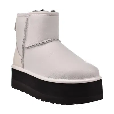 Ugg Women's  Classic Mini 1130611-umwh Boots White Platform Bootie Rhs7161