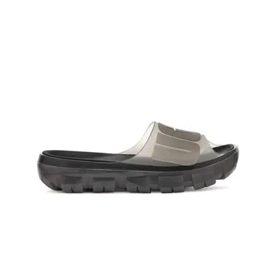 Ugg Women's  Jella 1136763 Clear Black Slides Sandals Zogg2392 In White