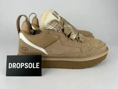 Pre-owned Ugg Women's  Lowmel Sneaker Boot | Size 7 W | Sand | 1144032-san In Beige