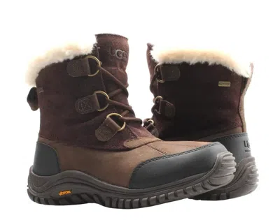 Ugg Women's  Ostrander 1008125-stt Boots Stout Leather Waterproof Rhs7216 In Black