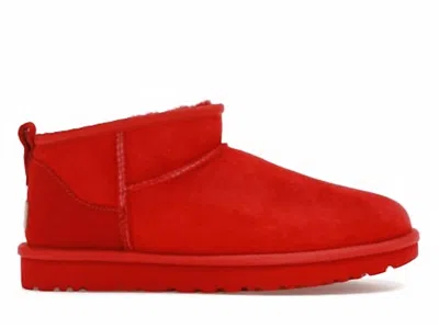 Ugg Women's Ultra Mini Ii Boots In Samba Red