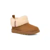 Ugg Ultra Mini Braid Suede Classic Ankle Boots In Pink