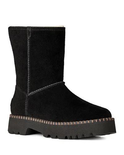 UGG WOMEN'S UPTOWNER SHEARLING LINED SHORT BOOTS