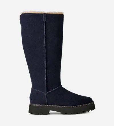 Ugg ® Women's Uptowner Tall Boot Sheepskin In Starry Night In Blue